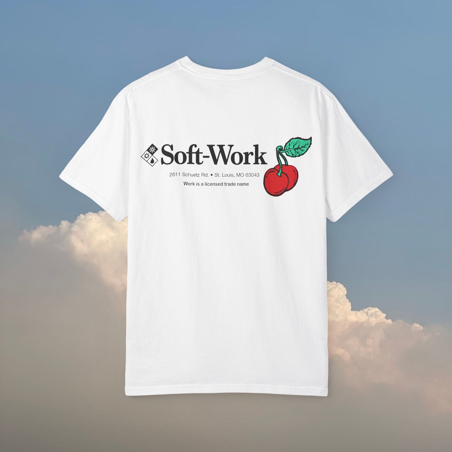 "Cherry Work" on White