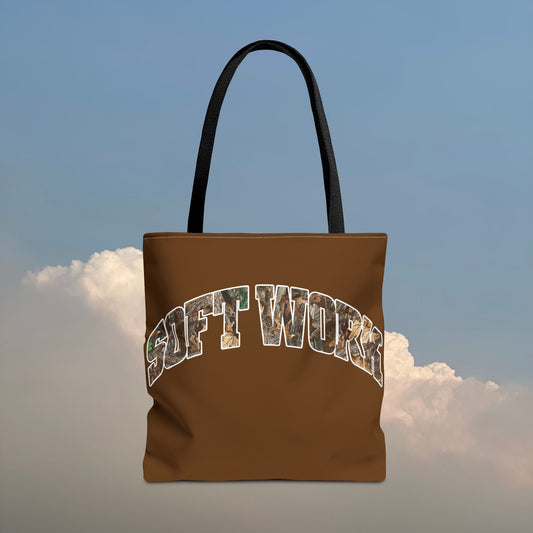 "Tote" on Brown
