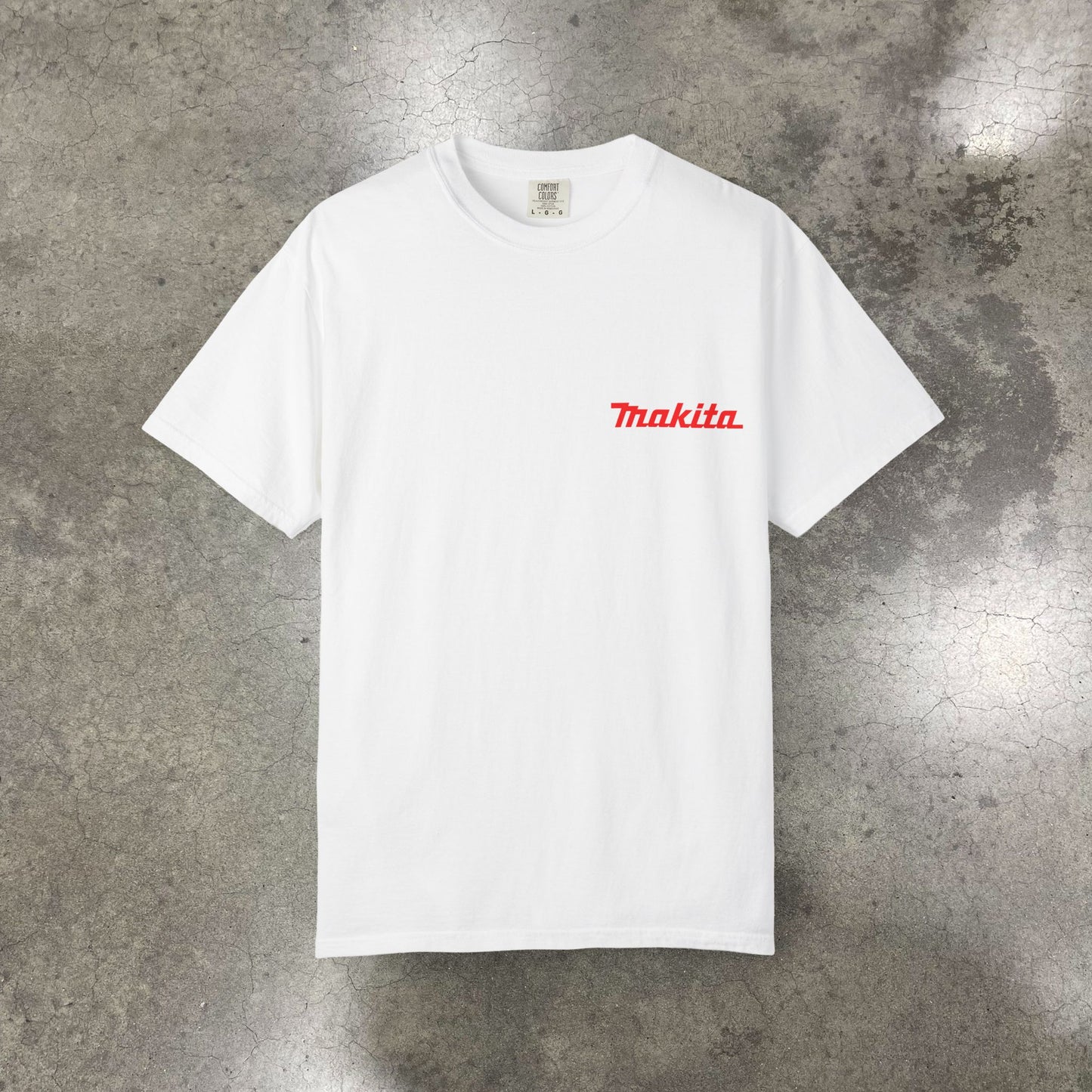 "Teal Tool Brand" on White