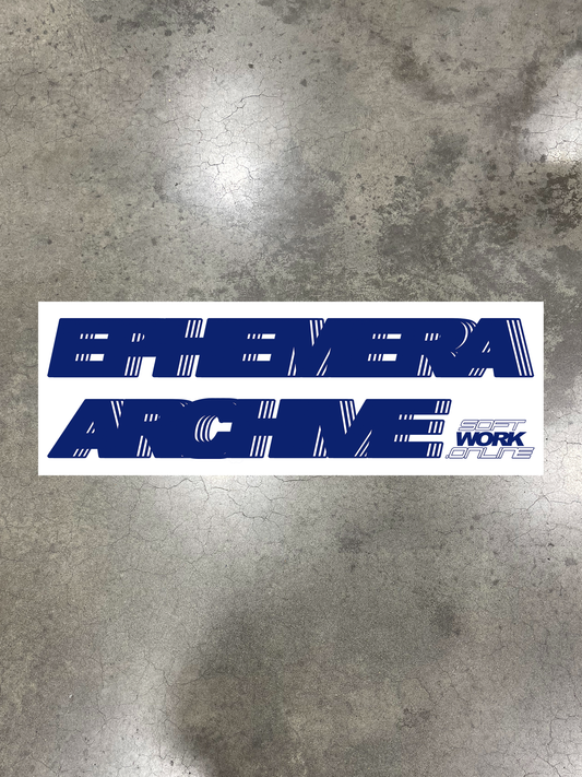 Ephemera Archive Bumper Sticker